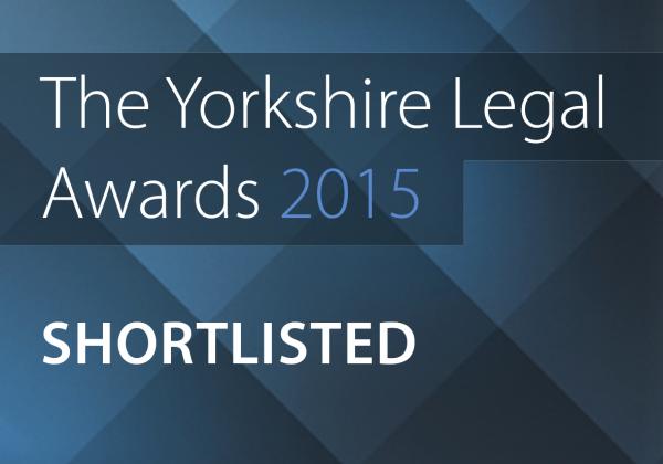 Bond Dickinson shortlisted in Yorkshire Legal Awards 2015
